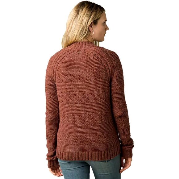 Organic Cotton Blend Nemma Long Sleeve Sweater In Flannel PrAna 1X - Picture 2 of 12
